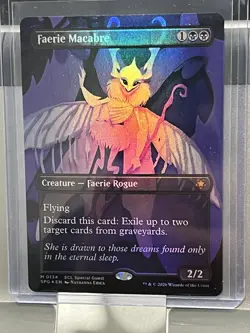 MTG Faerie Macabre #0134 Special Guest Lorwyn Eclipsed Foil Mythic Rare NM - Image 3