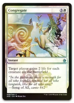 Congregate #8 (Foil) (NM) Masters 25 A25 Magic MTG - Image 1