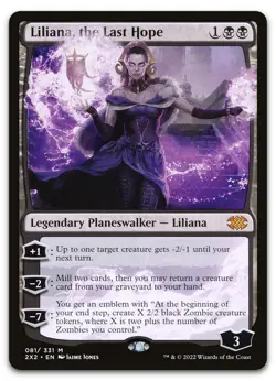 Liliana, the Last Hope #81 (NM) Double Masters 2022 2X2 Magic MTG - Image 1