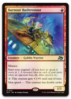 Burnout Bashtronaut #115 (Foil) (NM) Aetherdrift DFT Magic MTG - Image 1