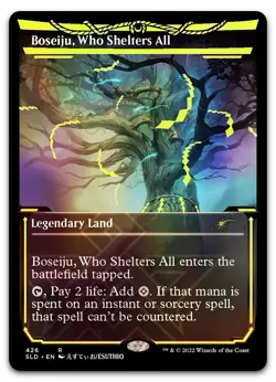 Boseiju, Who Shelters All (Neon Yellow) #426 (Foil) NM Secret Lair Drop - Image 1