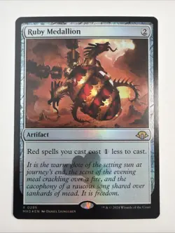 Ruby Medallion Modern Horizons 3 Foil - Image 1