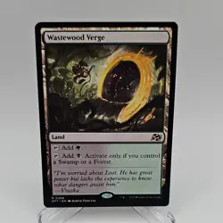 Magic: The Gathering Wastewood Verge Aetherdrift Land Rare 0268 Non-Foil NM - Image 1