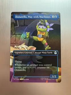 Donatello, Way With Machines - 197 - MTG: Teenage Mutant Ninja Turtles - Foil - Image 1
