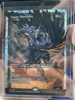 MTG Super Shredder |Fracture Foil| ENGLISH Showcase | TMNT - Image 1