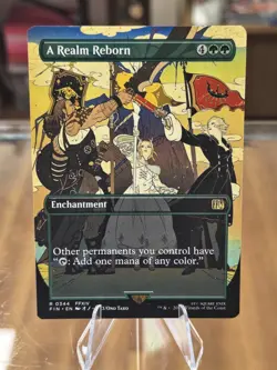 A Realm Reborn (Borderless) R 0344 Regular Final Fantasy MTG Free Shipping! - Image 1