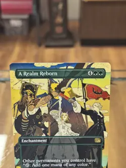 A Realm Reborn (Borderless) R 0344 Regular Final Fantasy MTG Free Shipping! - Image 2
