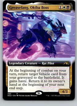 Greasefang, Okiba Boss NEO #220 MTG - Image 1