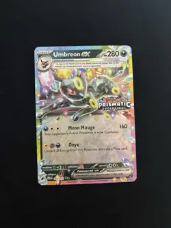 Pokemon Umbreon ex 60/131 Prismatic Evolutions Stamped Surprise Box Promo NM - Image 1