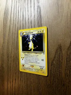 Pokemon Ampharos Neo Genesis SWIRL Holo Rare Unlimited Card 1/111 English NM - Image 2