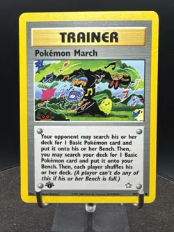 Pokemon March 102/111 Neo Genesis 1st Edition Common Pokemon Card - Image 2