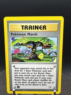 Pokemon March 102/111 Neo Genesis 1st Edition Common Pokemon Card - Image 3