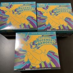 3x Pokemon TCG - Ascended Heroes ETB Elite Trainer Boxes — FACTORY SEALED - Image 1