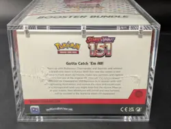 Pokemon 151 SV3.5 Booster Bundle Display Factory Sealed Case W/Acrylic Case - Image 3