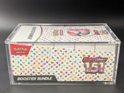 Pokemon 151 SV3.5 Booster Bundle Display Factory Sealed Case W/Acrylic Case - Image 4