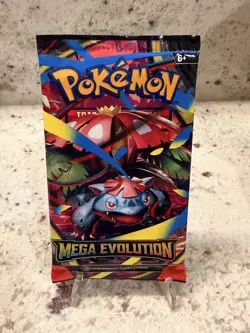 VERY HEAVY!! (22.44g) Pokemon Mega Evolutions – Factory Sealed Booster Pack - Image 2