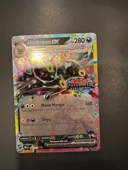 Pokemon TCG Umbreon EX 060/131 Prismatic Evolutions Stamped Promo NM - Image 1
