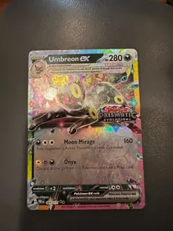 Pokemon TCG Umbreon EX 060/131 Prismatic Evolutions Stamped Promo NM - Image 2