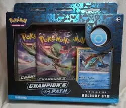 ✅ Pokemon TCG Champion's Path Pin Collection Hulbury Gym Drednaw Promo Sealed - Image 1