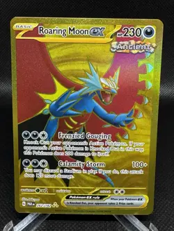 2023 Pokemon Roaring Moon ex 262/182 SV04: Paradox Rift Holo - Image 1