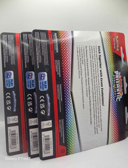 Pokemon TCG Prismatic Evolutions Tech Sticker Collection Set Lot Of 3 Sealed New - Image 3