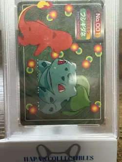 1997-98 Pokemon Topsun VS Bulbasaur Vs. Charmander #001 PSA 2 Vintage JP - Image 2