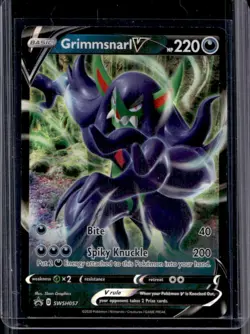 2019-2023 Pokemon SWSH Black Star Promos Grimmsnarl V #SWSH057 - Image 1