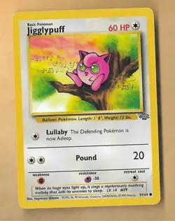 Pokemon TCG Jigglypuff Jungle 54/64 Regular Unlimited Common - Image 1
