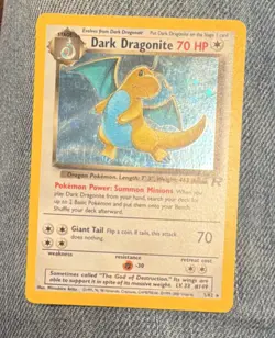 Pokemon TCG Dark Dragonite Holo Rare Deck Exclusives 5/82 Stage 2 70 HP - Image 1