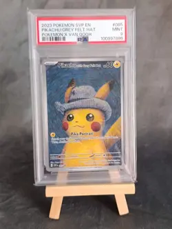 Carte Pokemon Pikachu with Grey Felt Hat Van Gogh PSA 9 MINT envoi suivi - Image 1