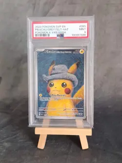 Carte Pokemon Pikachu with Grey Felt Hat Van Gogh PSA 9 MINT envoi suivi - Image 5