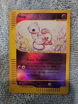 Mew 019/165 Expedition Base Set Reverse Holo Light Played Pokemon 2002 - Image 1