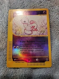 Mew 019/165 Expedition Base Set Reverse Holo Light Played Pokemon 2002 - Image 5