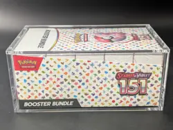 Pokemon 151 SV3.5 Booster Bundle Display Factory Sealed Case W/Acrylic Case - Image 4