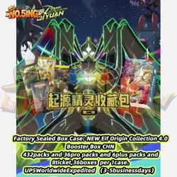 Factory Sealed Box Case: NEW Eif Origin Collection 4.0 Booster Box CHN - Image 1