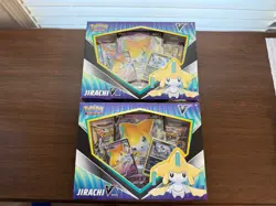 Lot Of 2 Pokemon TCG Jirachi V Box, Black Star Promo, New And Factory Sealed - Image 1