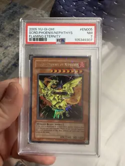 2005 Sacred Phoenix of Nephthys Ultra Rare FET-EN005 PSA 7 - Image 1