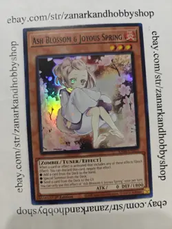 YuGiOh Ash Blossom & Joyous Spring RA04-EN025 Super Rare - Image 1