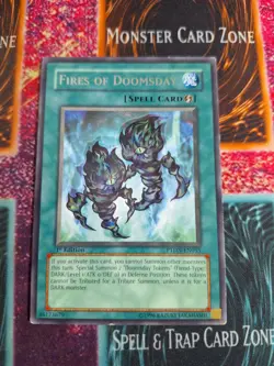 Yu-Gi-Oh! Fires of Doomsday PTDN-EN055 Rare 1st Edition NM/LP - Image 1