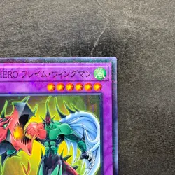 Elemental Hero Flame Wingman YCPC-JP008 Millennium Rare YuGiOh 100 - Image 3