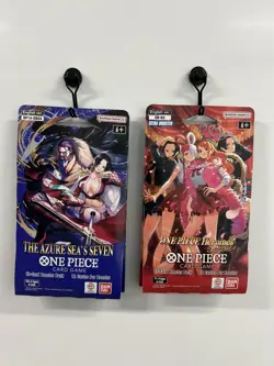 ONE PIECE Sleeved Booster Pack LOT OF 4 as Pictured- 2x EB-03 - 2x OP-14 Sealed - Image 1