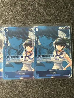 One Piece Tsuru (Winner Card/ Stamped Promo) OP06-051 (R) Playset of 3 - Image 3