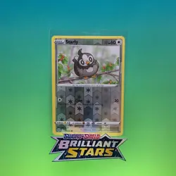 Starly 117/172 Reverse Holo Brilliant Stars Pokemon TCG Card Mint/NM Pack Fresh - Image 1