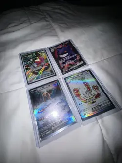 Pokemon Card TCG Lot 4 Full Arts Gengar EX Fuecoco Wugtrio And Ting-Lu EX Great - Image 2