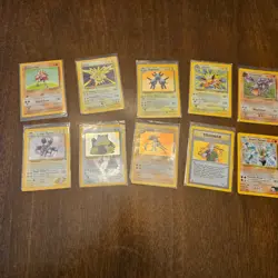 Vintage Pokemon Card Lot Of 48 LP/NM Condition - Image 5