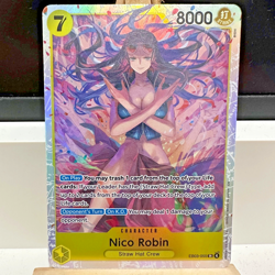 Nico Robin EB03-055 SR Foil English One Piece Card - NEAR MINT - Image 1