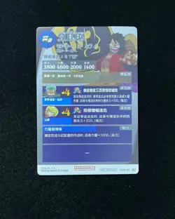 2022 One Piece TCG S-Chinese Trading Cards OPPR-001 PR Monkey D. Luffy IO86 - Image 2