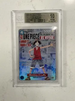 2026 One Piece Monkey D. Luffy College Basketball US VOYAGE Promo Card BGS 10! - Image 1