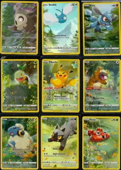 Pokemon Crown Zenith Galarian Gallery GG26-34 Connecting 9 Card ART SET #3 - Image 1