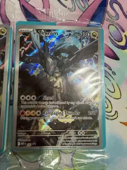 Pokemon TCG N's Zekrom 031 MEP EH Promo Holo lot of 10 English Cards - Image 2